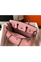 Hermes Birkin 30cm Bag In Pink Clemence Leather GHW Replica
