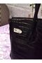 Hermes Birkin 30CM Shoulder Bag White&Black Croco Leather H30 Gold Replica
