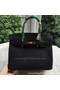 Hermes Birkin 30CM Tote Bags Black Calfskin Leather BK30 Gold Replica