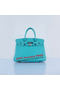 Hermes Birkin 30CM Tote Bags Light BLue Grainy Leather Silver Replica