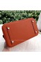 Hermes Birkin 30CM Tote Bags Orange Calfskin Leather BK30 Silver Replica