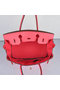Hermes Birkin 30CM Tote Bags Pink Clemence Leather Gold Replica