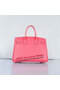 Hermes Birkin 30CM Tote Bags Pink Clemence Leather Gold Replica