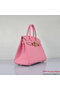 Hermes Birkin 30CM Tote Bags Pink Togo Leather Gold Replica