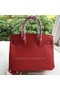 Hermes Birkin 30CM Tote Bags Red Calfskin Leather BK30 Gold Replica