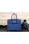 Hermes Birkin 35CM 30CM Tote Bag Original Leather HB35O Blue Replica