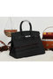 Hermes Birkin 35CM Tote Bag Black Clemence Leather H35 Silver Replica