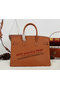 Hermes Birkin 35CM Tote Bag Camel Clemence Leather H35 Gold Replica
