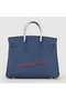 Hermes Birkin 35CM Tote Bag Dark Blue Original Leather H35 Gold Replica
