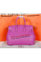 Hermes Birkin 35CM Tote Bag Lavender Original Grainy Leather H35 Gold Replica