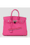 Hermes Birkin 35CM Tote Bag Peach Original Leather H35 Silver Replica