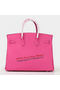Hermes Birkin 35CM Tote Bag Peach Original Leather H35 Silver Replica