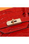 Hermes Birkin 35CM Tote Bag Shiny Croco Leather H35C Red Replica