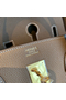 Hermes Birkin 40 Handmade Bag In Taupe Clemence Leather Replica