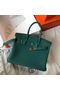Hermes Birkin Bag Original Leather 35CM 17825 Green Replica