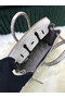Hermes Birkin Bag Original Leather crocodile togo HBK2530 light grey&white Replica