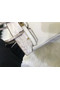 Hermes Birkin Bag Original Leather crocodile togo HBK2530 light grey&white Replica