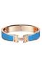 Hermes Blue Enamel Clic H PM Bracelet Replica