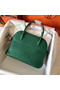 Hermes Bolide 31 Handmade Bag In Vert Vertigo Clemence Leather Replica