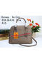 Hermes Bolide 31CM Calfskin Leather Tote Bag H509083 Grey Replica