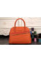 Hermes Bolide 31CM Original Leather Tote Bag Orange Replica