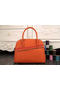 Hermes Bolide 31CM Original Leather Tote Bag Orange Replica