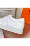 Hermes Boomerang Sneakers In White Epsom Leather Replica