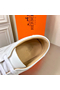 Hermes Boomerang Sneakers In White Epsom Leather Replica