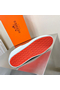 Hermes Boomerang Sneakers In White Epsom Leather Replica