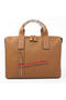 Hermes Briefcase Original Grainy Leather H8813 Wheat Replica