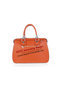 Hermes Calfskin Leather Shoulder Bag H0322 Orange Replica