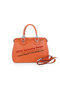 Hermes Calfskin Leather Shoulder Bag H0322 Orange Replica
