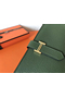 Hermes Canopee Clemence Bearn Gusset Wallet Replica