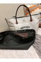 Hermes Canvas Shopping Bag H0734 white Replica