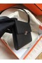 Hermes Clutch Epsom calfskin cross-body bag H0589 black Replica