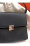 Hermes Clutch Epsom calfskin cross-body bag H0589 black Replica