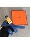 Hermes Collier de Chien belt buckle & Reversible leather strap 24 mm H0521 blue Replica