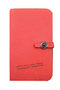 Hermes Compact Passport Holder Original Leather Wallet Light Red Replica