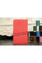Hermes Compact Passport Holder Original Leather Wallet Light Red Replica