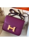 Hermes Constance 18 Handmade Bag In Cyclamen Epsom Leather Replica