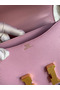 Hermes Constance 18 Handmade Bag In Mauve Sylvestre Epsom Calfskin Replica