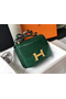 Hermes Constance 24cm Bag In Green Embossed Crocodile Replica