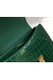 Hermes Constance 24cm Bag In Green Embossed Crocodile Replica