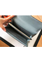 Hermes Constance Long Wallet In Blue Lin Epsom Leather Replica