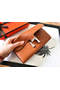 Hermes Constance Long Wallet In Gold Swift Leather Replica