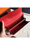 Hermes Constance Long Wallet In Red Epsom Leather Replica