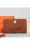 Hermes Dogon Combined Wallet A508 Camel Replica