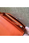 Hermes Dogon Duo Wallet In Orange Clemence Leather Replica