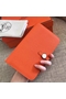 Hermes Dogon Duo Wallet In Orange Clemence Leather Replica
