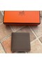 Hermes espom leather Wallet H2296 grey Replica